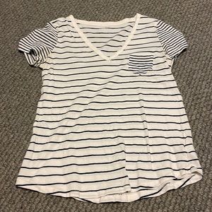 vintage wash stripped tee